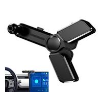 Generisch Console Screen Swivel Mount, 4-Direction Adjustable Hinge, Rotating Navigation Bracket, Sturdy Build, Easy Installation Universals Fit, Perfect for Car, Automobile, Vehicle Use, Men Women