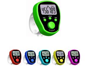 Generisch Contador de mano LED - botón electrónico de conteo manual ligero, contador de actividad portátil, seguimiento de números suave con pantalla numérica clara | Monitor de potencia