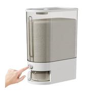 Generisch Contenedor de conservación de 10 kg de vidrio transparente apilable con prueba húmeda | Yo uso en la cocina congelador restaurante