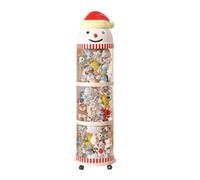Generisch Contenedor de peluche, jaula con forma de muñeco de nieve, en forma de cubo, organizador con ruedas, para habitación de bebé, sala de juegos, habitación infantil, dormitorio, hogar
