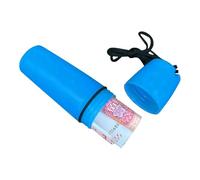 Generisch Contenedor impermeable - 3,8 x 3,8 x 12,6 cm PP | Airtight Watertight Storage with Lanyard | Floating Storage Case | Money Holder Key Safe Box for Swimming Diving Kayaking Outdoor S