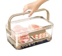 Generisch Contenedor Para Frigorífico,Contenedor de diseño de mango apilable transparente de alimenticio,Organizador de refrigerador - Para condimentos, ensalada, apio, carne, hogar