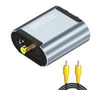 Generisch Convertidor de sonido digital a analógico, modelo coaxial host | Admite la entrada SPDIF de 192 kHz para sistemas de cine en casa con transmisión de sonido estable gracias a la construcción