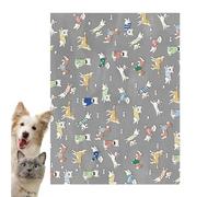 Generisch Cool Mat Dogs, Ice Silk Pad Washable Crate Bed with, Comfort Aid with Sturdy Build, Modern Travel Style, Accessory for Puppies Senior Dogs Patio Beach Kennel Car 23.62x17.72x0.39 pulgadas