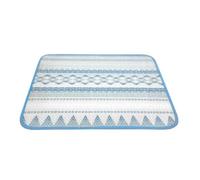 Generisch Cooling Dog Mat, Comfortable Soft Pad 13.78x19.69 inch Mat with Non-Slip Base, Cooling Dogs Beds, Pet Sleeping Pad with Build, Dog Cool Mats for Car Trip Park Beach Picnic Balcony Lawn