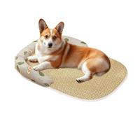 Generisch Cooling Mat, Cats and Dogs Cool Cushion, Breathable Pet Sleeping Pad, Heat- Kennel Mattress for Hot Weather, Balcony, Lawn, Living Room, Floor, Sofá, Nest, Car, Gray Colored