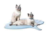 Generisch Cooling Mat, Washable Non-Slip Breathable Dog Cooling Pad Blanket in Plant Shape, Indoor Pet Bed Accessories for Medium Large Small Puppy Kitten All Breeds Home Travel