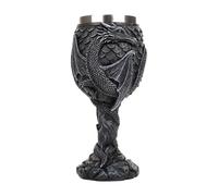 Generisch Copa de vino - Vasos medievales con diseño | Dragons Goblets Chalices, copas medievales seguras y creativas para beber diariamente y decoración de fiestas