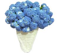 Generisch Coperta All'Uncinetto Con Bouquet - Coperta All'uncinetto Bouquet Garofani - Estilos Bohémien per Divano Famiglia Elemento Decorativo