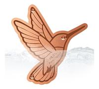 Generisch Copper Bird Bath, Portable Safe Bowl, Outdoor Cleaning Dish, Garden Yard Patio Balcony, Backyard Ground Pond Home House, accesorio decorativo para pájaros, mascotas, familias, 35 g