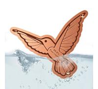 Generisch Copper Bird Bath | Safe Portable Cleaning Bowl Dish - Copper Discs Birdbaths,for Outside Outdoor Garden Yard Backyard Patio Balcony Ground Pond Home House