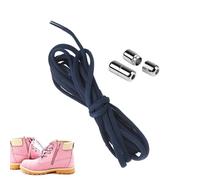 Generisch Cordones sin atar para adultos, Lazy Locking Laces para zapatillas | Accesorios de calzado: de cordones elásticos para cordones de zapatos, cordones para zapatos deportivos, Azul