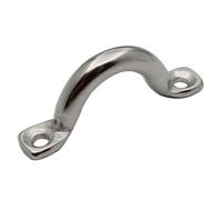 Generisch Correa con ojales de acero inoxidable - en forma de U Bimini Boat Top Pad Eye | Bimini Boat Top Pad Eye Deck Loop Strap Tie para kayak yate canoa aparejo