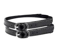 Generisch Correas de talón - Bandas para zapatos | Correas desmontables para tacones, 2 pares para zapatos sueltos, paquete elástico antisuelto, piel transparente invisible, negro dorado nude