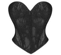 Generisch Corsé para mujer, corsé de pecho completo, parte superior sexy, sujetador medieval, estilo steampunk, ropa gótica, ropa de verano, ropa de salida, cinturón, cintura sin tirantes, corsé, O