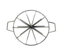 Generisch Cortador de tartas de precisión, robusto, cortador de tartas de queso, cortador de tartas para rebanadas uniformes, aparato de cocina de acero inoxidable, con 6, 9, 10 cortes, ideal para