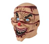 Generisch Cosplay Face Cover, Dress Up Masque with Blood, Unisex Latex Headgear Costume Accessory Cosplay Props for Halloween Theater Performance Masquerade Role Play, 7,87 x 7,87 x 11,81 pulgadas