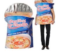 Generisch Costume di Halloween - Disfraz unisex en Poliestere | Travestimento Divertente per Feste, Cosplay & Eventi | Abbigliamento Spiritoso per Uomini e Donne, Scherzi, Fiesta