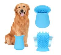 Generisch Coupe Nettoyante Pour Pattes De Chien - Silicone 9 x 9 x 12,5 cm | Accesorio De Nettoyage Ergonomique with Picots, Bain Pieds Chien, Masaje, Randonnée, Voyage, Maison, Facile Et Pratique