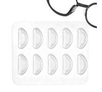 Generisch Coussinets Nez Lunettes Silicone Anti-Glisse Confort Adhésif