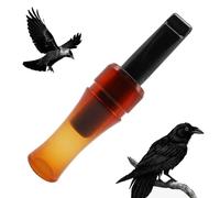Generisch Crow Call Whistle - Auténtico simulador de sonido de cuervos, llamador de vogelos compacto para cazadores, observación de vida silvestre y actividades al aire libre | Atractor manual de
