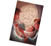 Generisch Cuaderno de recuerdos, escritura de cartas para padres recién nacidos, 50 páginas, cuaderno para padres para fortalecer el vínculo familiar para el embarazo y la del bebé con