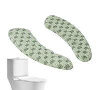Generisch Cubierta cálida para asiento de inodoro, 40 cm, cómoda, adhesiva, suave, lavable, almohadilla para asiento de inodoro, protección estacional para baño, invierno, hogar, dormitorio