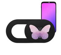 Generisch Cubierta de lente de la cámara Privacidad - Obturador delgado de la cámara ABS, exquisito patrón Webcam Guard | Deslizador manual anti velocidad