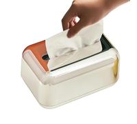Generisch Cubierta para de pañuelos dorada, cubierta para de pañuelos | Soporte decorativo dorado y organizador, elegante servilletero para baño, dormitorio, sala de estar, lavandería