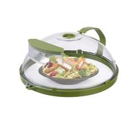 Generisch Cubierta para microondas - Alfombrilla para alimentos con depósito de agua | Tapa transpirable para facilitar el calentamiento, protección contra salpicaduras, accesorio de cocina ventilado