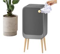 Generisch Cubo de basura automático | Cubo de basura con patas para baño | Cubo de basura decorativo automático para dormitorio, cuarto de lavado, baño, sala de estar, oficina