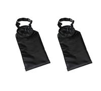 Generisch Cubo de basura para coche negro, impermeable, a prueba de fugas, bolsa nevera de 4 litros con bolsillo lateral para el respaldo (Color2 2pcs)