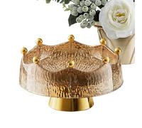 Generisch Cuenco decorativo - 27,7 cm con función organizadora, con 8 tenedores diseño moderno cuenco de fruta - para el mostrador de la cocina para servir pan, postres, aperitivos, ensalada y pasta