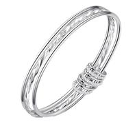 Generisch Cuentas de cristal para la fabricación de joyas Three Lives Three Worlds Bracelet Stylish Gold Plated Vietnamita Gold Bangle For Damas Reloj de cuarzo con correa de cuero, talla única, Metal