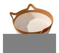 Generisch Cuerda de algodón para Gatos, Linda Cama para Gatos, Cuerda de algodón para Mascotas, Tejida a Mano y Resistente a los arañazos, Lavable, Transpirable, Plegable para Gatos de Interior