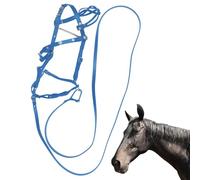 Generisch Cuevas de entrenamiento de poliéster rígido, 4 nudos de 0,6 cm, correa barata de 3,5 m, juego completo para | Entrenamiento seguro, resistente, práctico manejo de animales, uso diario