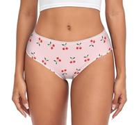Generisch Culotte triangulaire imprimée décontractée, idéale au quotidien. Confectionnée Dans un mélange Doux respirant, Elle est légère, résistante offre UNE Coupe Durable., Rosa., XL