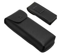 Generisch Custodia Morbida Per Occhiali Vintage In Pelle PU - Scatola Porta Occhiali 6,22 Pollici | Leggera, Sottile E Resistente, Protegge Da E Con Estilos Ocćhiali Da Sole In Pelle, Negro , Siehe