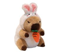 Generisch Cute Capybara Plush,Soft Cute Cute Capybara Plush Stuffed Animals - Soft Huggable Throw Pillow Adorable Pet Buddy Home Decor for Graduation Christmas Birthday