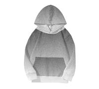 Generisch Cute for Teen Girls Trendy Preppy Sudaderas Oversized Manga Larga Camisas Gradient Clothes for Girls Brown Top Mujer, gris, 100