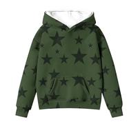 Generisch Cute Hoodies for Tween Girls Long Sleeve Star Graphic Oversized Sweatshirts Cute Fall Pullover Tops Comfy Winter Outfits S Sweatshirt Mädchen 152, AG., 3-4 años