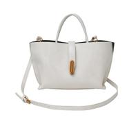 Generisch Damas Retro 2025 Hombro Bandolera Gran Capacidad Mano Bolsa de Compras Calculadora, Blanco, talla única