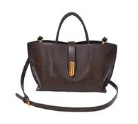 Generisch Damas Retro 2025 Hombro Bandolera Gran Capacidad Mano Bolsa de Compras Calculadora, café, talla única