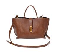 Generisch Damas Retro 2025 Hombro Bandolera Gran Capacidad Mano Bolsa de Compras Calculadora, marrón, talla única