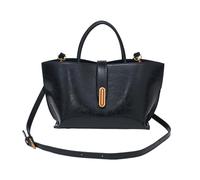 Generisch Damas Retro 2025 Hombro Bandolera Gran Capacidad Mano Bolsa de Compras Calculadora, Negro , talla única