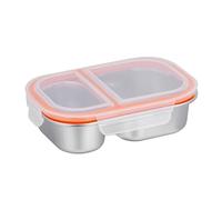 Generisch - de acero inoxidable - Contenedor de comida a prueba de fugas, 800 ml | Contenedor de alimentos de acero inoxidable, para, sándwiches, carne, picnic de festival de música