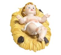 Generisch de belén de Navidad, de belén | Figura de Jesús de resina para el escritorio - de niño sagrado coleccionable, pequeño niño Jesús para Navidad, vacaciones