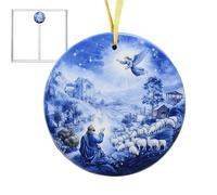 Generisch de belén, navideños de belén | Colgantes Decorativos de Navidad, Decoraciones navideñas 2D de acrílico, decoración Religiosa de Navidad para el árbol