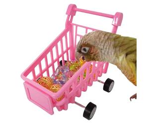 Generisch de Carrito de Entrenamiento de pájaro | para Carrito de Compras de pájaros: pequeño Carrito de Compras, de Carro de la Compra para Jugar y Entrenar,