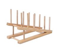Generisch de madera - 30 cm de acabado de madera natural, soporte de pantalla flexible y organizador resistente, diseño práctico y hermoso, temporizador sostenible de calidad, para niños